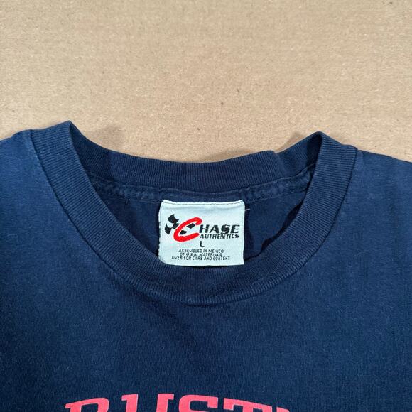 Vintage 90s Rusty Wallace NASCAR #2 Chase Authentics Racing T Shirt L Black - Picture 5 of 7